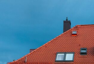 red brick roof